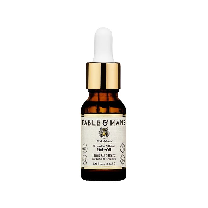 Fable & Mane Mahamane Smooth & Shine Hair Oil, 14.4ml, Buy from Indicrest