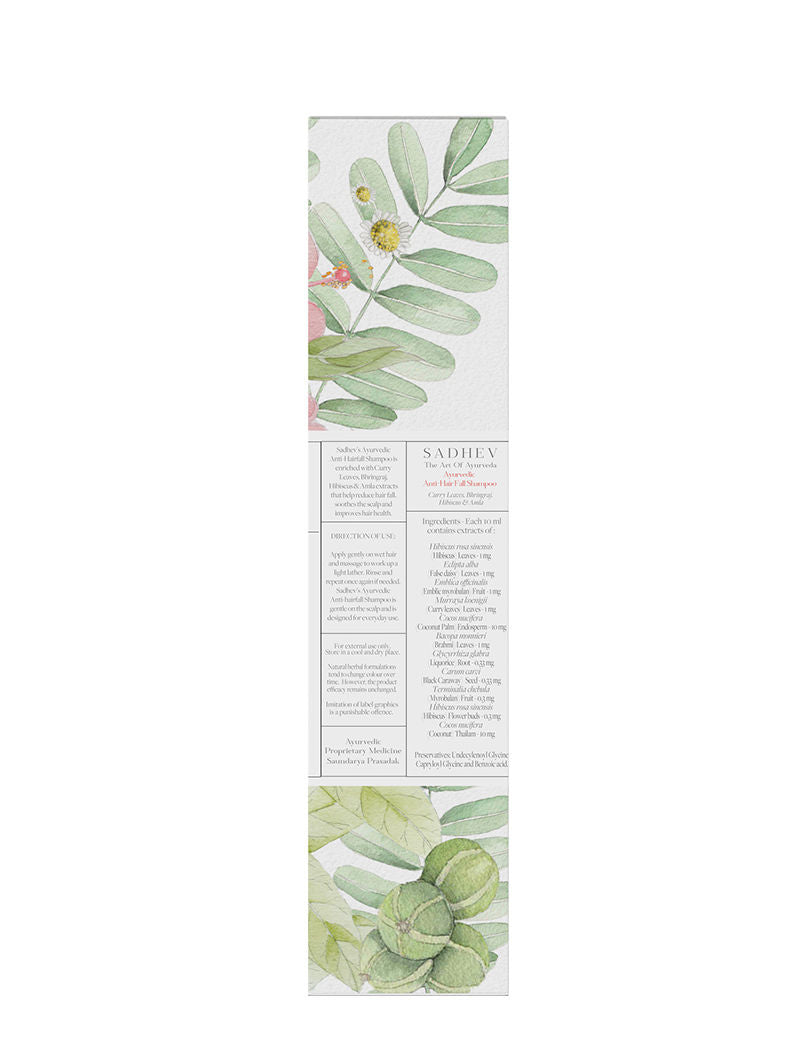 SADHEV Ayurvedic Anti-Hairfall Shampoo, 200ml