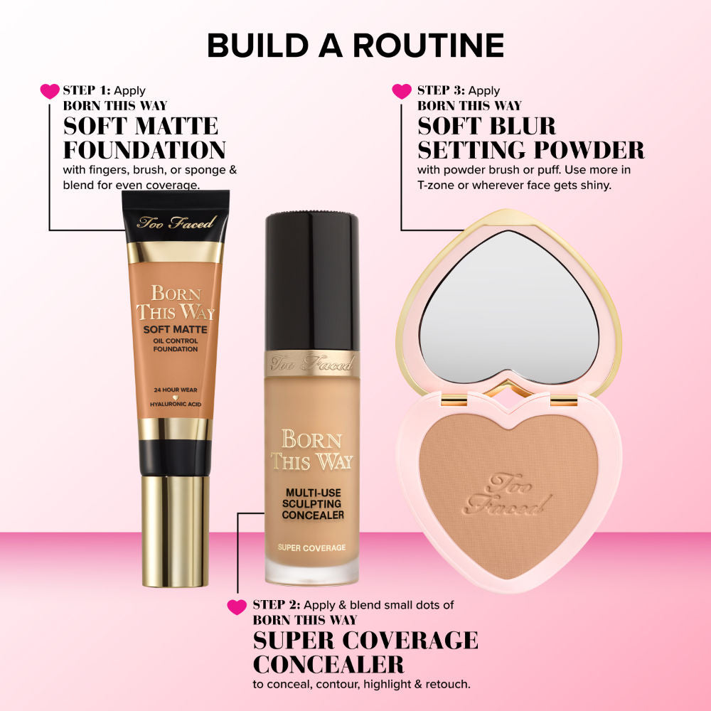 Too Faced Born This Way Super Blur Compact - Medium, 4.8g