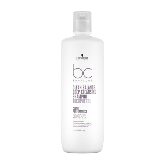 Schwarzkopf Professional Bonacure Clean Balance Deep Cleansing Shampoo With Tocopherol, 1000ml Buy at Indicrest