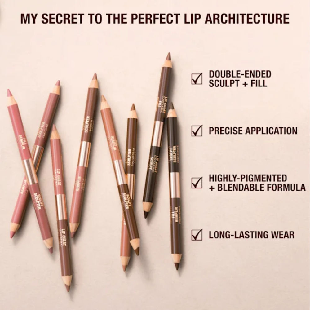 Charlotte Tilbury Super Nudes Lip Cheat Contour Duo - Medium, 0.78g