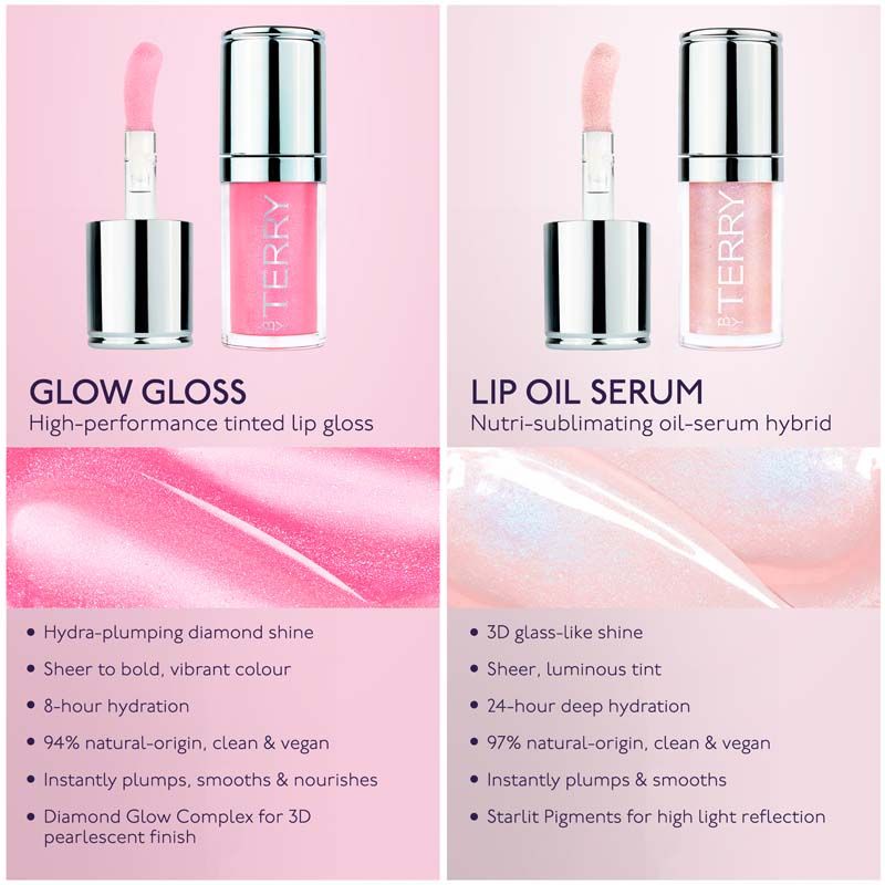 By Terry Baume De Rose Lip Oil Serum - Crystal Rose, 15g