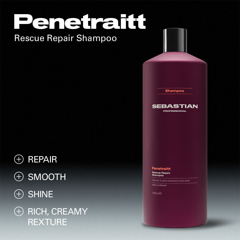 Sebastian Professional Penetraitt Rescue Repair Shampoo, 1000ml