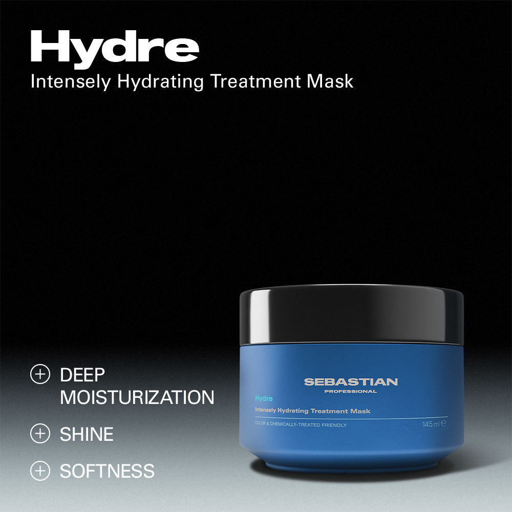 Sebastian Professional Hydre Intensely Moisturization Mask For Dry Hair, Restores Shine, 145ml