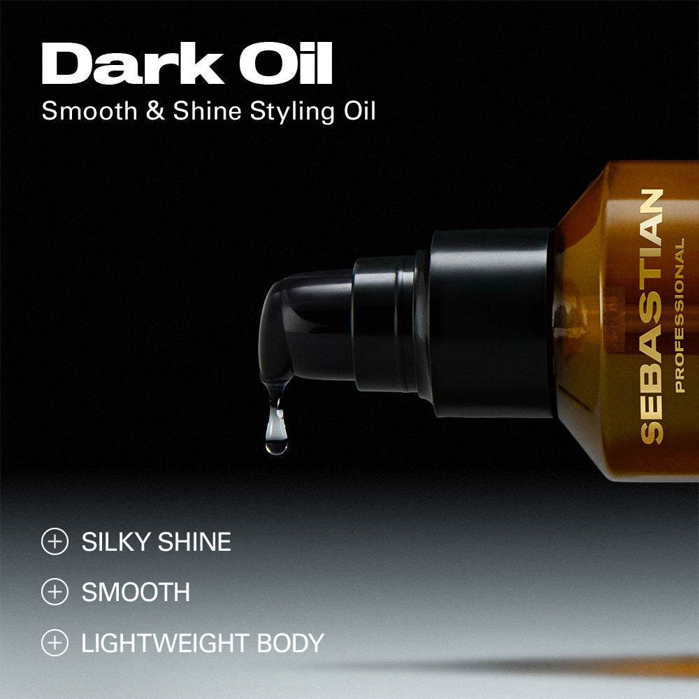 Sebastian Professional Dark Oil Smooth And Shine Styling Oil, 100ml