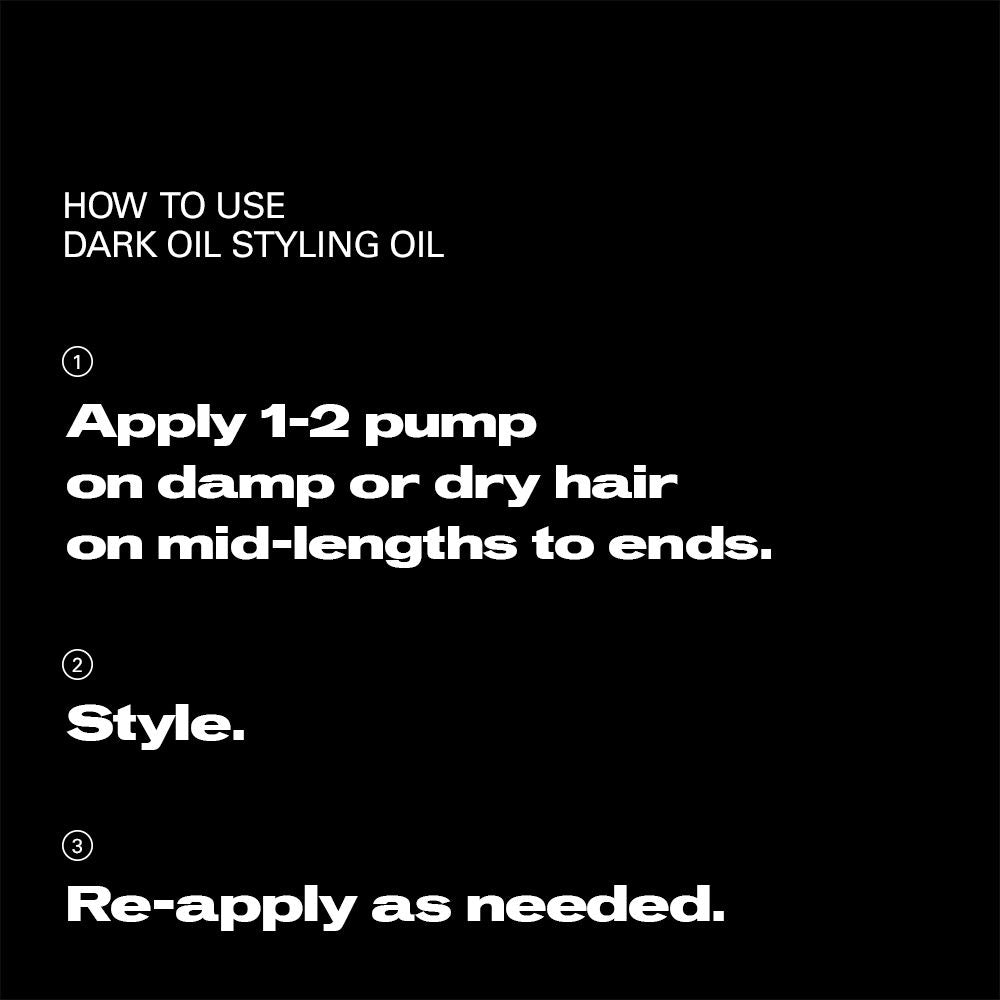 Sebastian Professional Dark Oil Smooth And Shine Styling Oil, 100ml