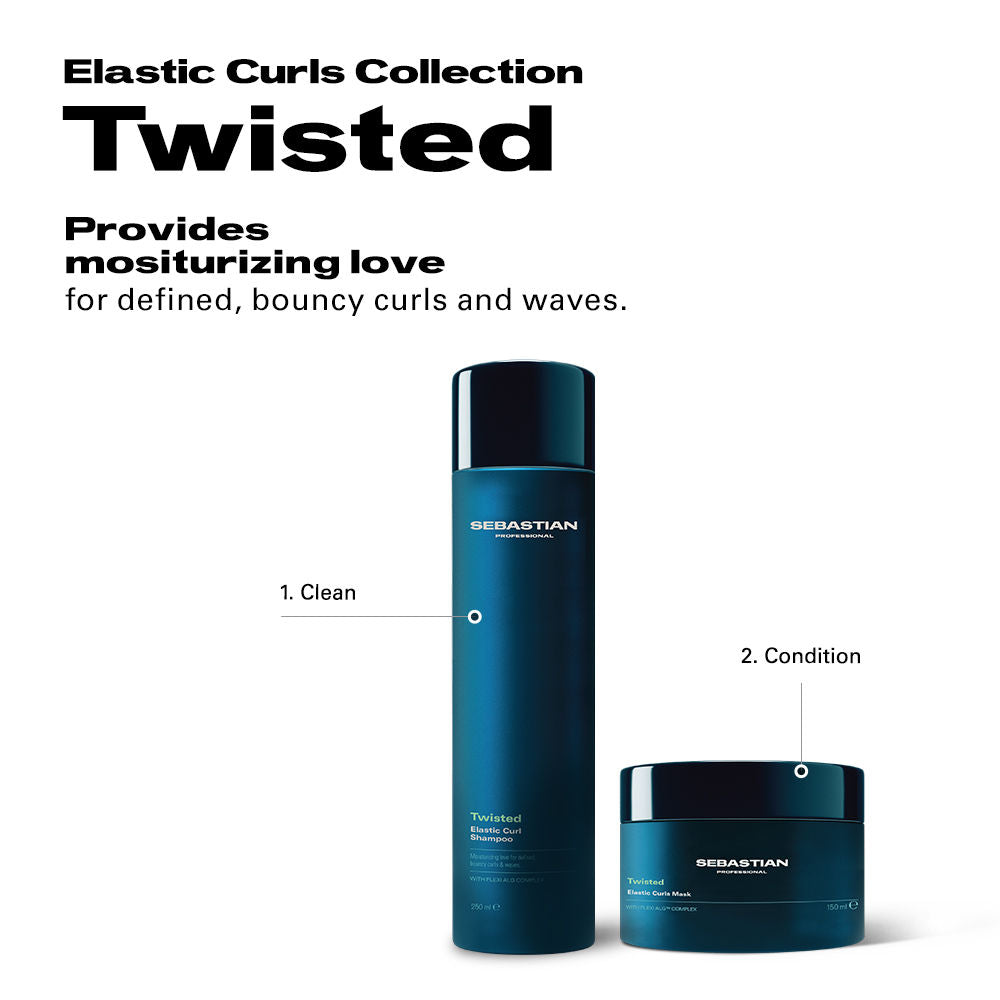 Sebastian Professional Twisted Elastic Curl Shampoo, 250ml