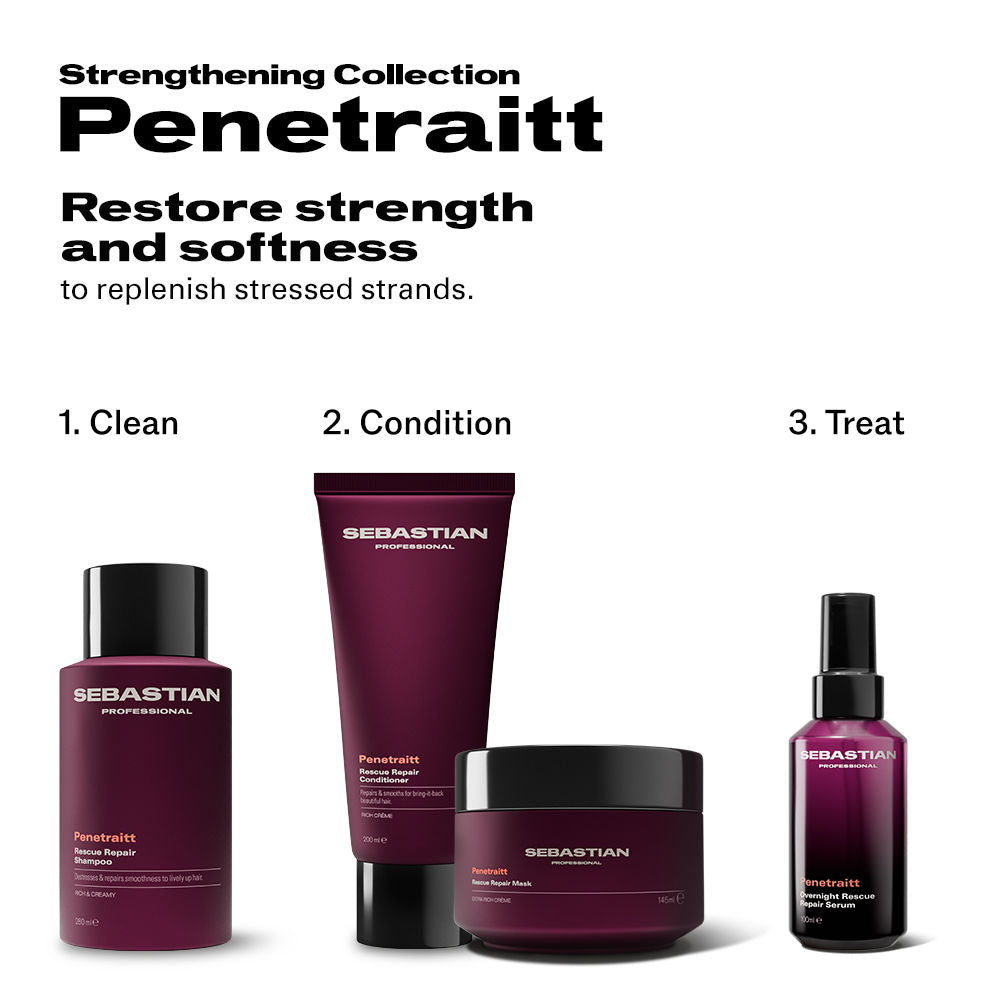 Sebastian Professional Penetraitt Overnight Rescue Repair Serum, 100ml