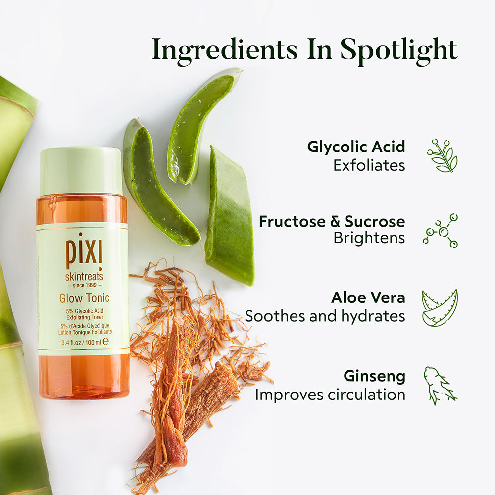 PIXI Glow Tonic Exfoliating Toner With Glycolic Acid, 250ml