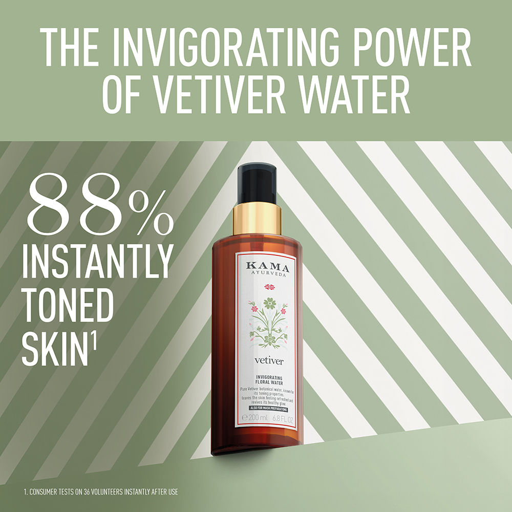 Kama Ayurveda Vetiver Invigorating Botanical Water, 200ml