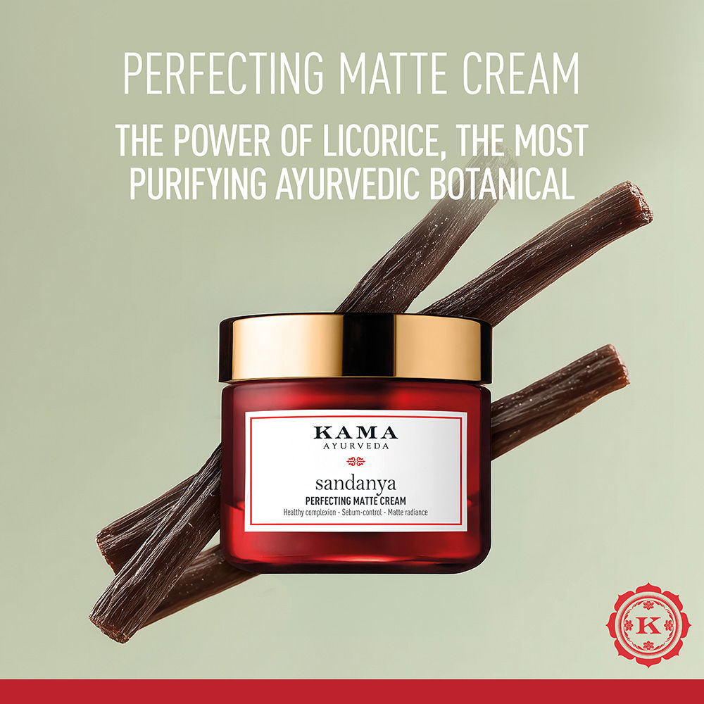 Kama Ayurveda Sandanya Perfecting Matte Cream, 50ml