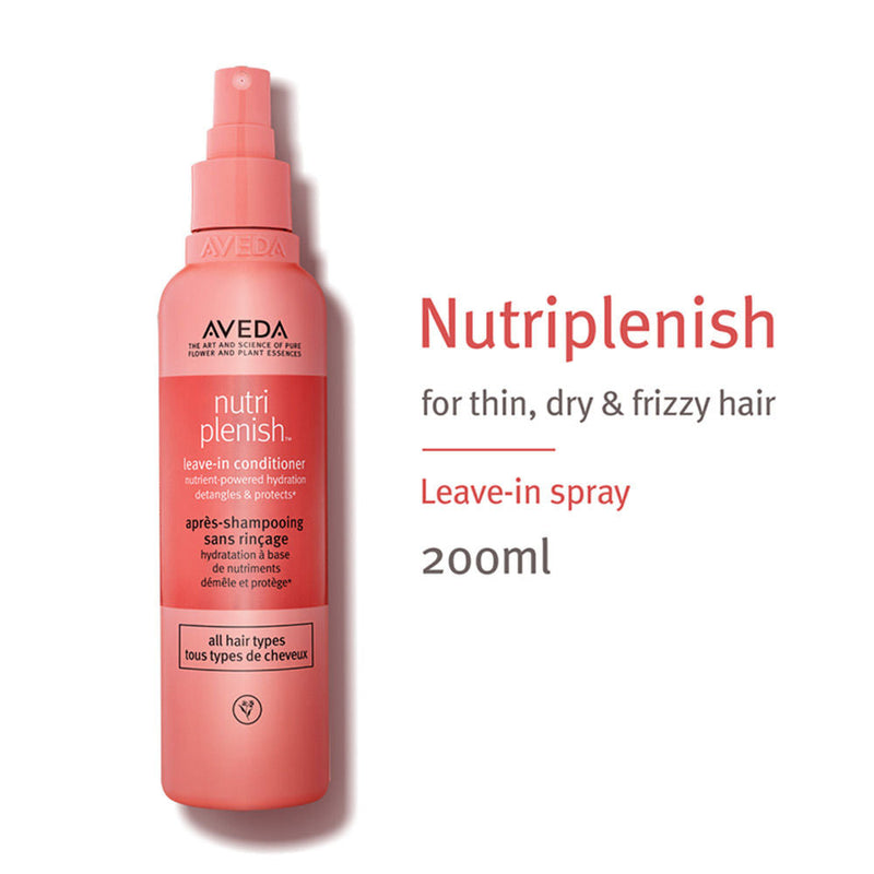 Aveda Nutriplenish Leave-In-Conditioner Spray for Dry & Frizzy Hair with Heat Protection Upto 230 C, 200ml, Buy from Indicrest