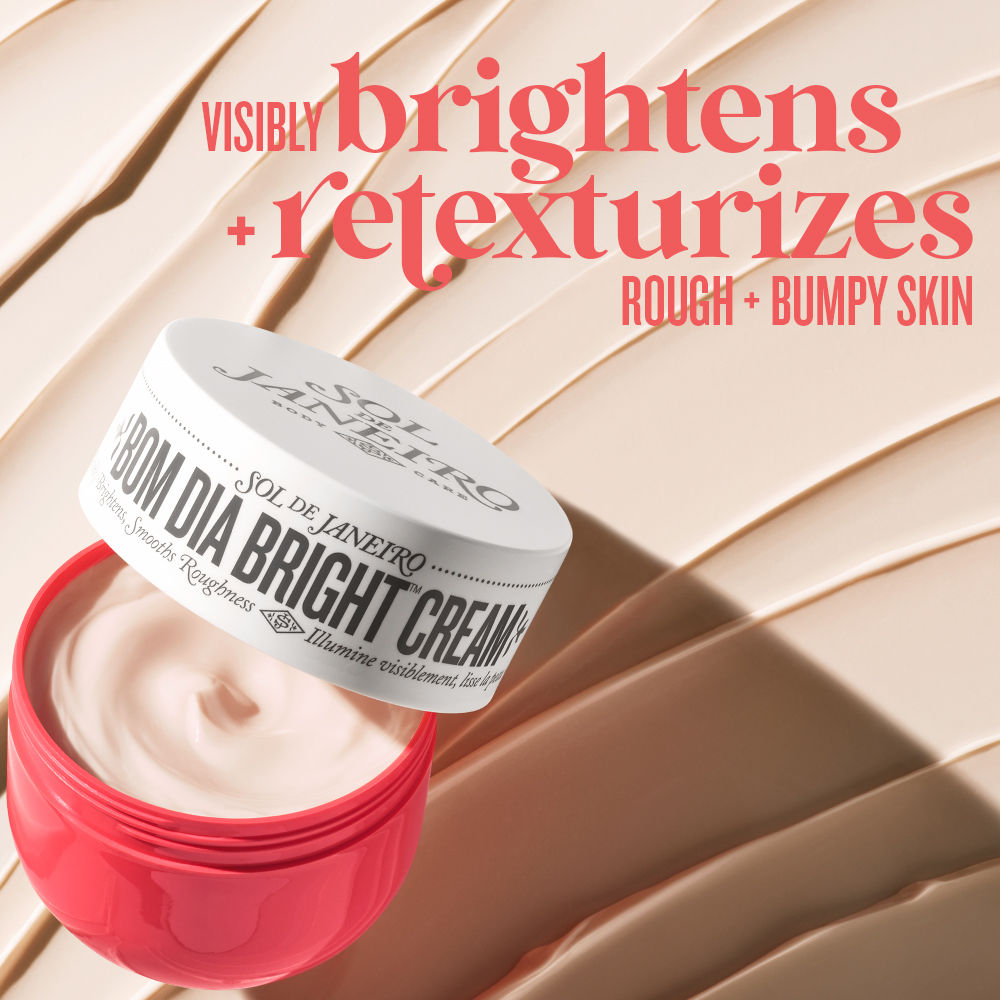 Sol de Janeiro Bom Dia Bright Visibly Brightening & Smoothing Body Cream with Vitamin C, 75ml