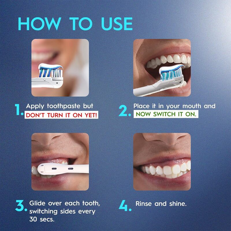 Oral B CrossAction Power Toothbrush Replacement Head - Soft, 2 pieces Buy at Indicrest Image 9