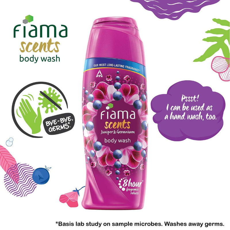 Fiama Scents Juniper & Geranium Body Wash, 250ml Buy at Indicrest Image 2