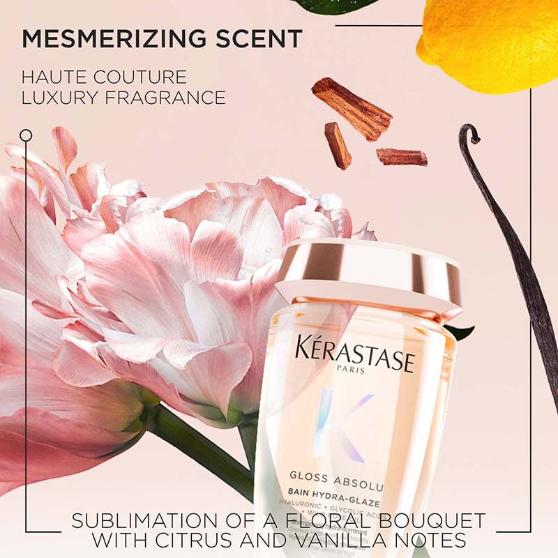 Kérastase Gloss Absolu Anti-Frizz Shampoo, Fine-Medium Hair, 4-Days Anti-Frizz, 250ml