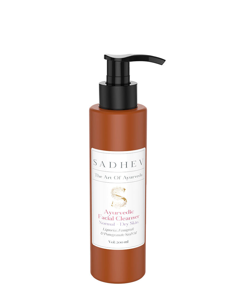 SADHEV Ayurvedic Facial Cleanser Normal - Dry Skin, 200ml