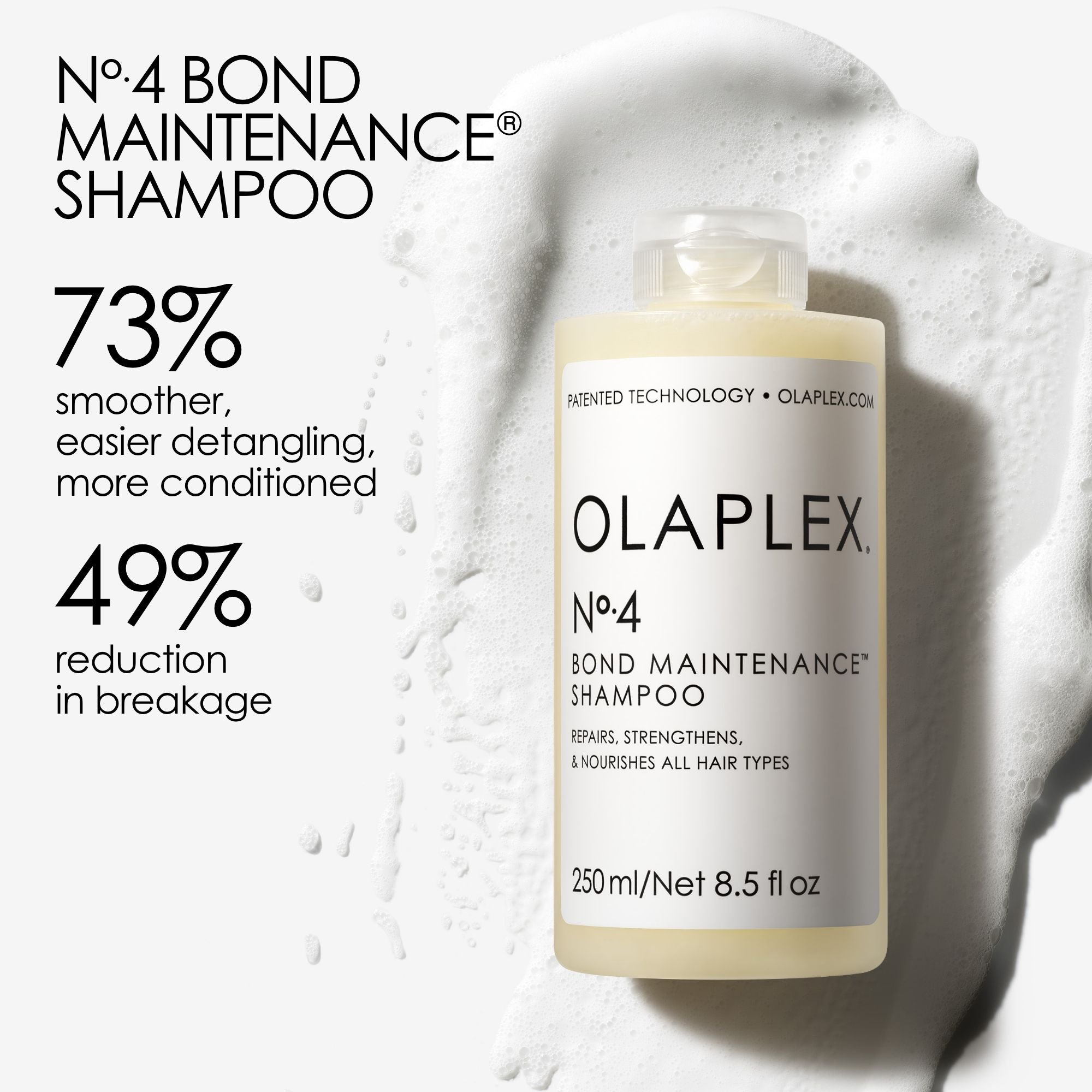 Olaplex No. 4 Bond Maintenance Strengthening And Reparative Hair Shampoo, 100ml
