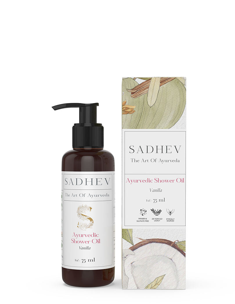 SADHEV Vanilla Shower Oil, 75ml