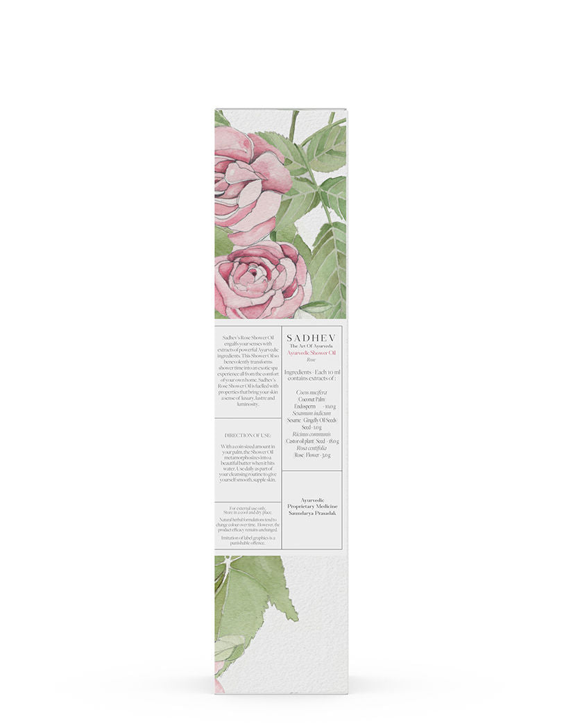SADHEV Rose Shower Oil, 200ml