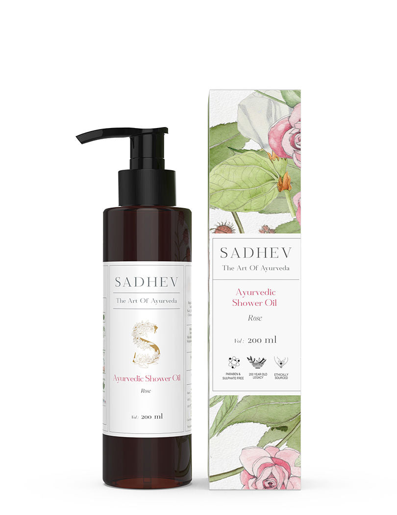 SADHEV Rose Shower Oil, 200ml