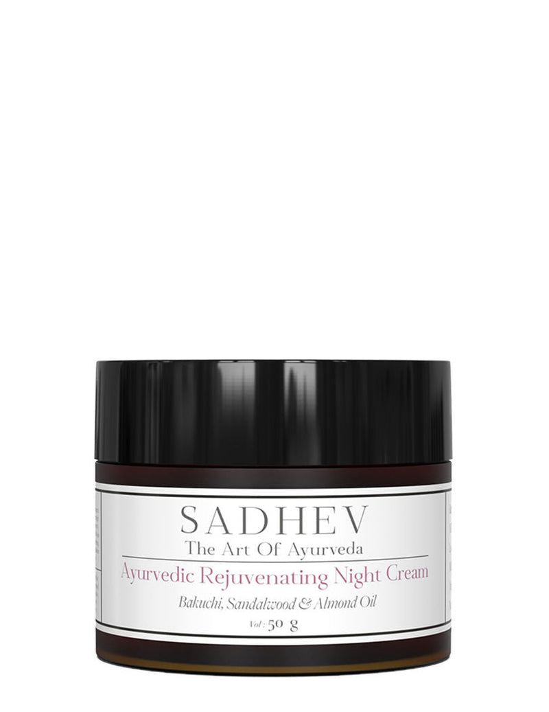 SADHEV Ayurvedic Rejuvenating Night Cream, 50gm, Buy from Indicrest