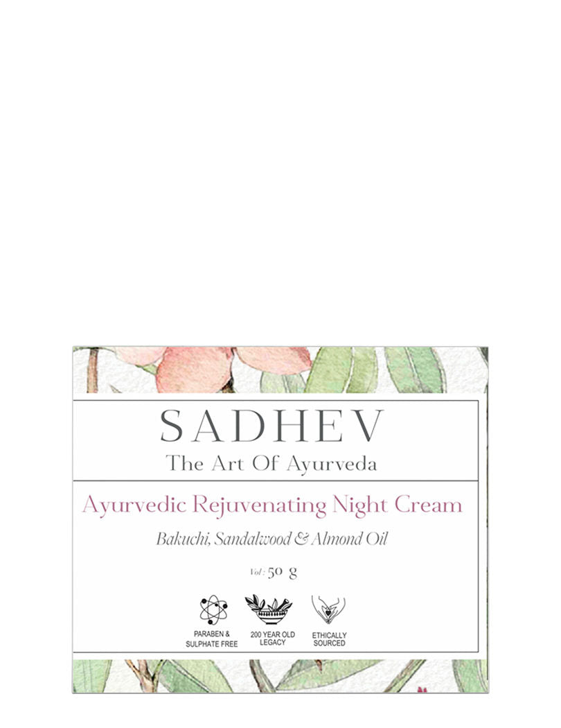 SADHEV Ayurvedic Rejuvenating Night Cream, 50gm