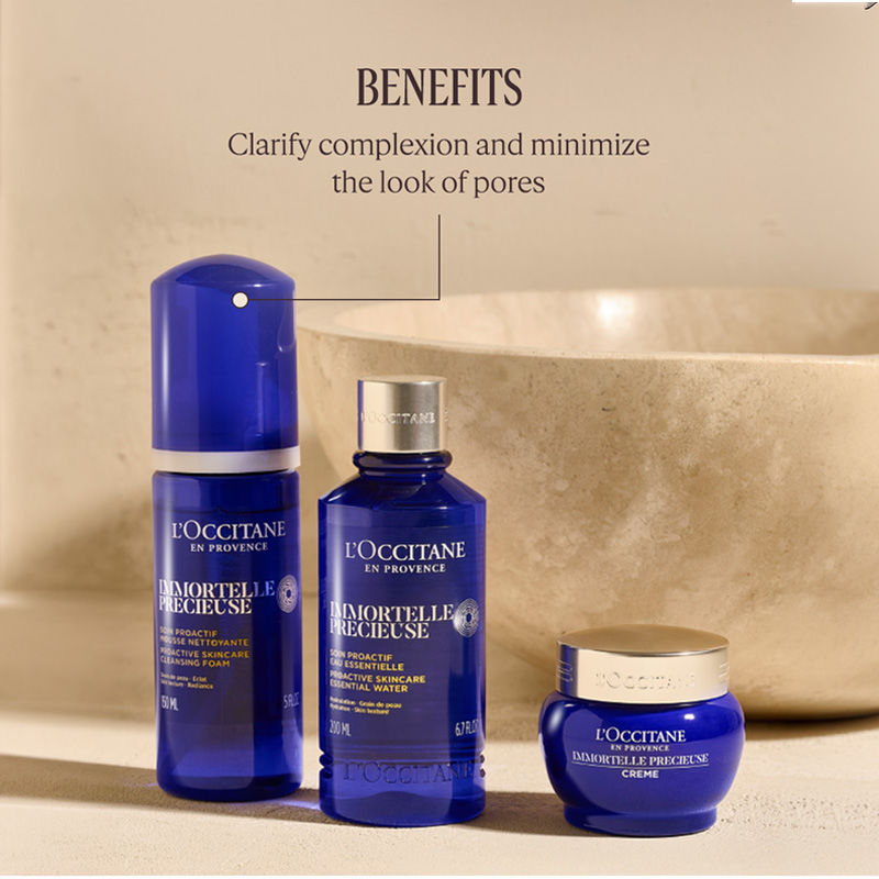 L'Occitane Immortelle Precious Cleansing Foam, 150ml