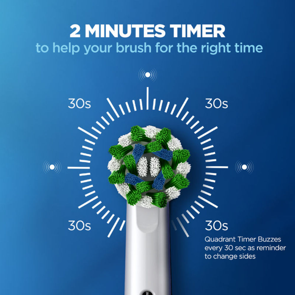 Oral-B Pro 3 (3000N) Cross Action Electric Rechargeable Toothbrush Buy at Indicrest Image 5