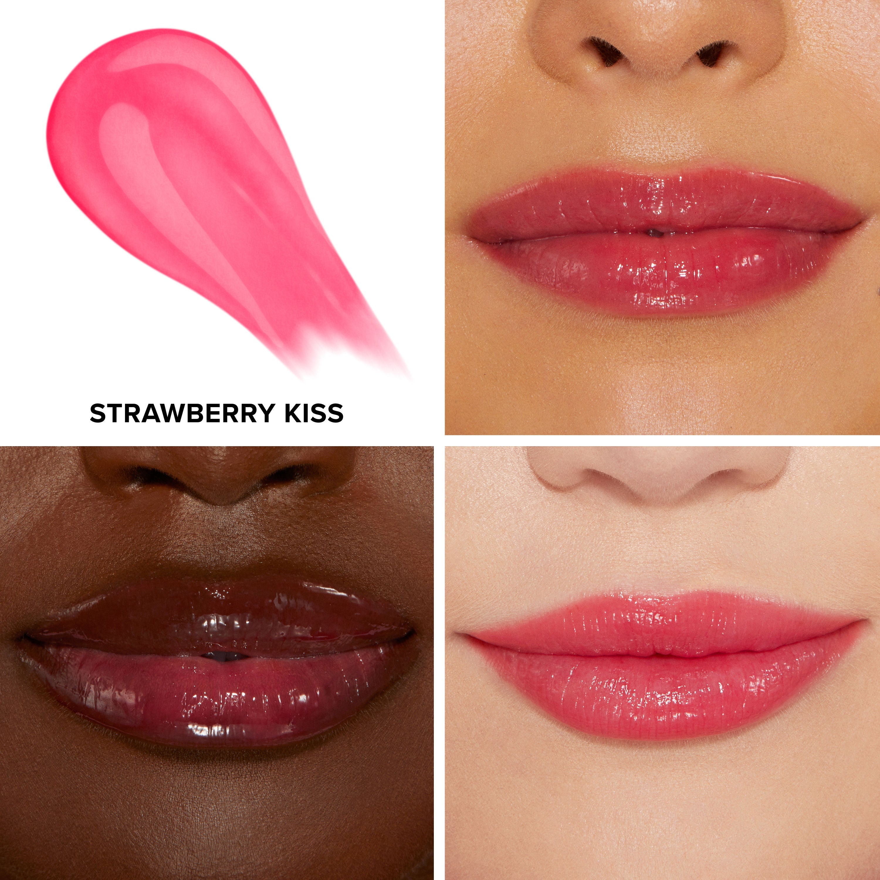 Too Faced Lip Injection Extreme Lip Plumper, Lip Gloss- Strawberry Kiss, 4gm