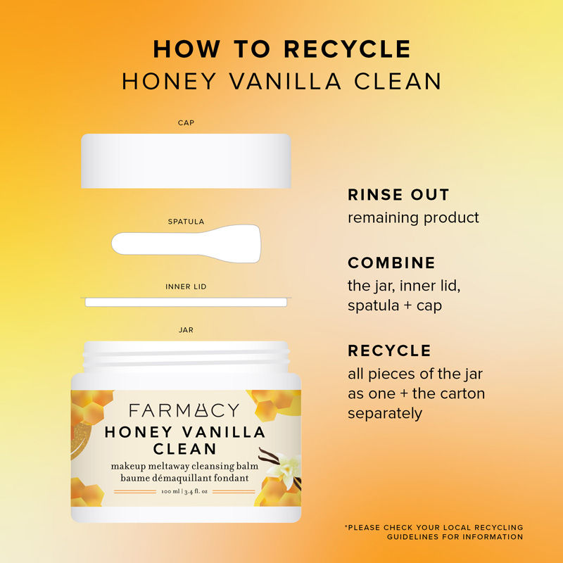 Farmacy Beauty Honey Vanilla Meltaway Cleansing Balm, 100ml