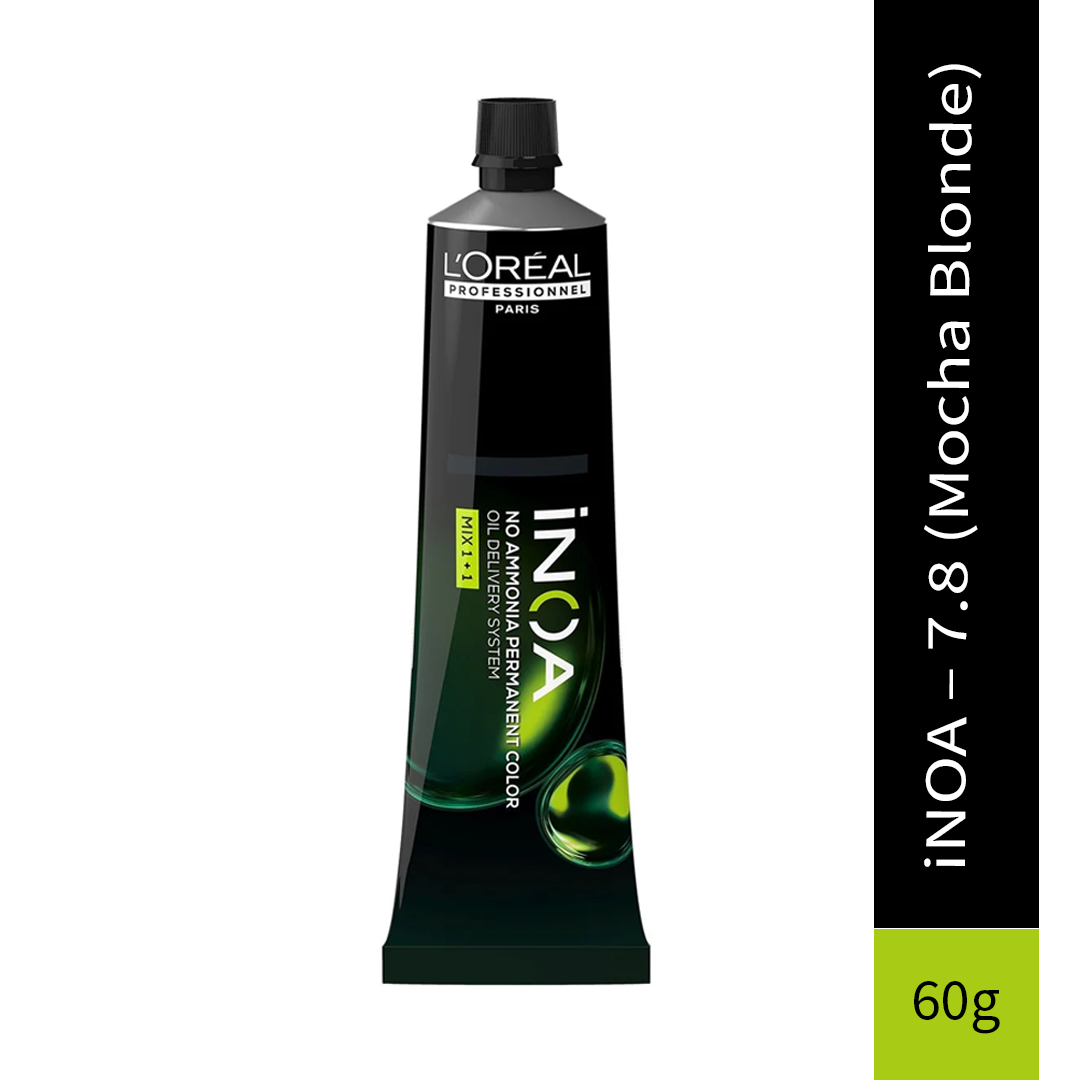 L'Oreal Professionnel Paris iNOA – 7.8 (Mocha Blonde) Ammonia-Free Hair Color, 60g