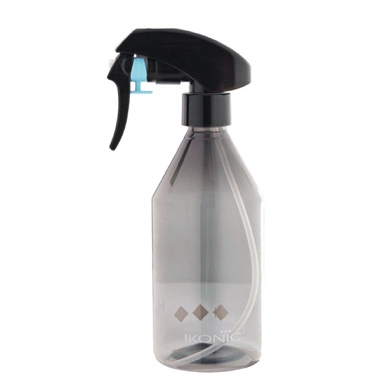 Ikonic Transparent Hair Spray Bottle - SB-02 - 300 ml Smoke Grey Buy at Indicrest